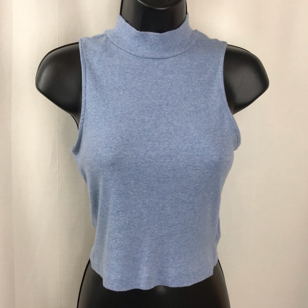 Light Blue Crop Top